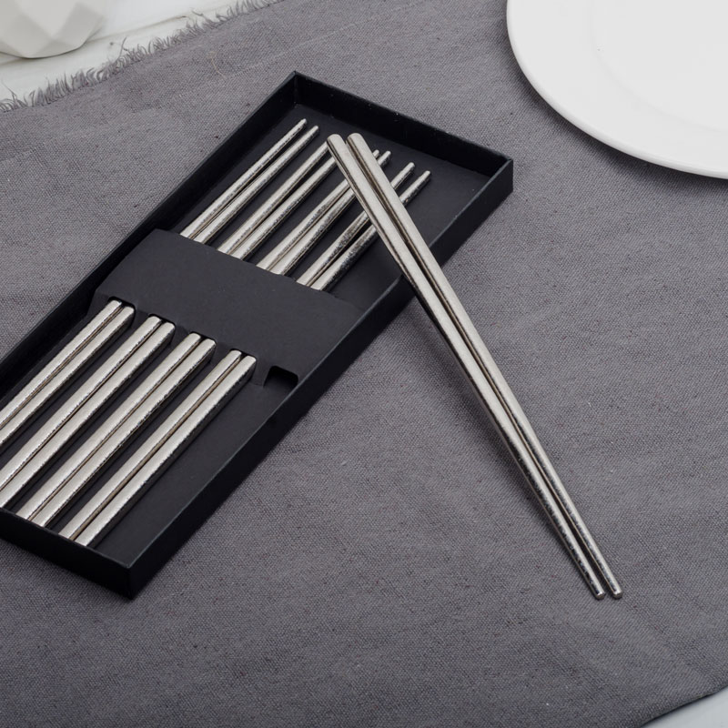 Premium Reusable Titanium Chopsticks Set, Laser-engraved, Colorful