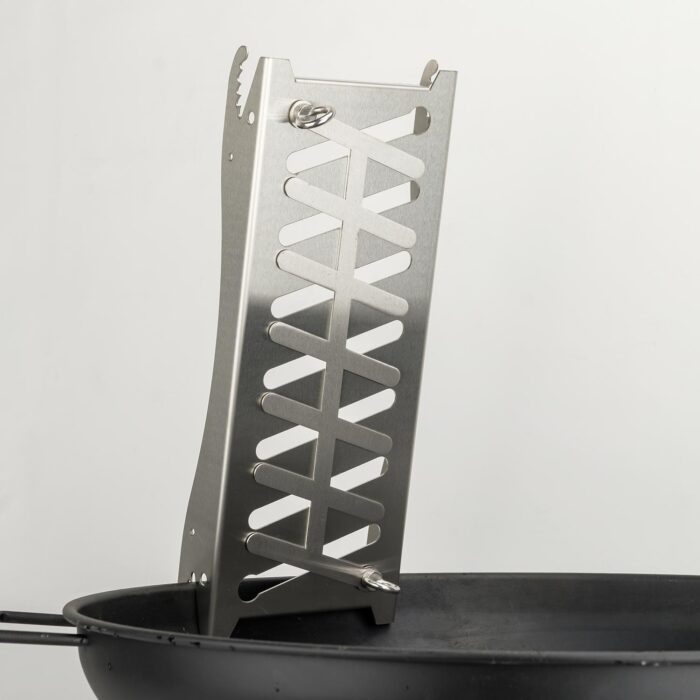 Stainless Steel Flame Salmon Holder, Multi-Functional, BBQ Grill Rack, FSB11缩略图
