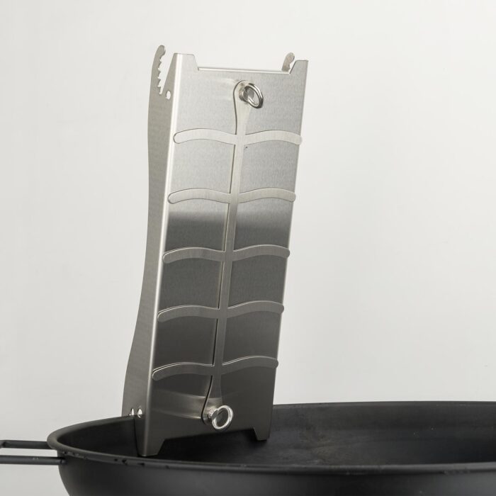 Stainless Steel Flame Salmon Holder, Multi-Functional, BBQ Grill Rack, FSB12缩略图