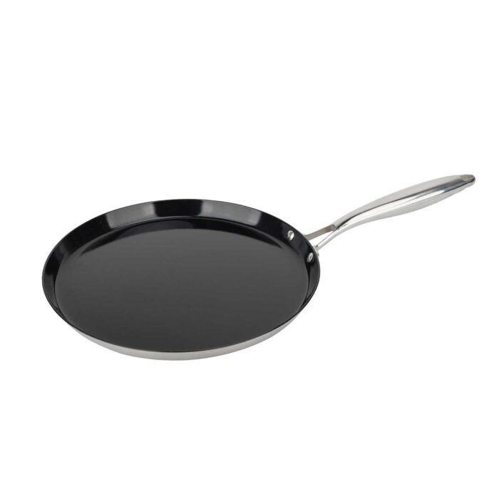 Premium Tri-Ply Stainless Steel Tawa Pan, 26cm, 30cm, HT03缩略图 Premium Tri-Ply Stainless Steel Tawa Pan, 26cm, 30cm, HT03缩略图