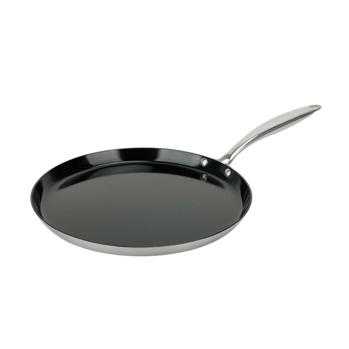 Premium Tri-Ply Stainless Steel Tawa Pan, 26cm, 30cm, HT04缩略图 Premium Tri-Ply Stainless Steel Tawa Pan, 26cm, 30cm, HT04缩略图