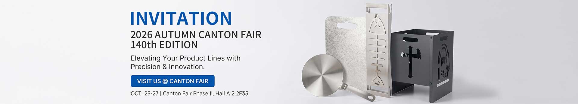 Meet BMA at 140th Canton Fair – Explore Our 2026 New Designs (Booth: 2.2F35)缩略图